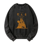 washed unisex sweatshirt for daily wear