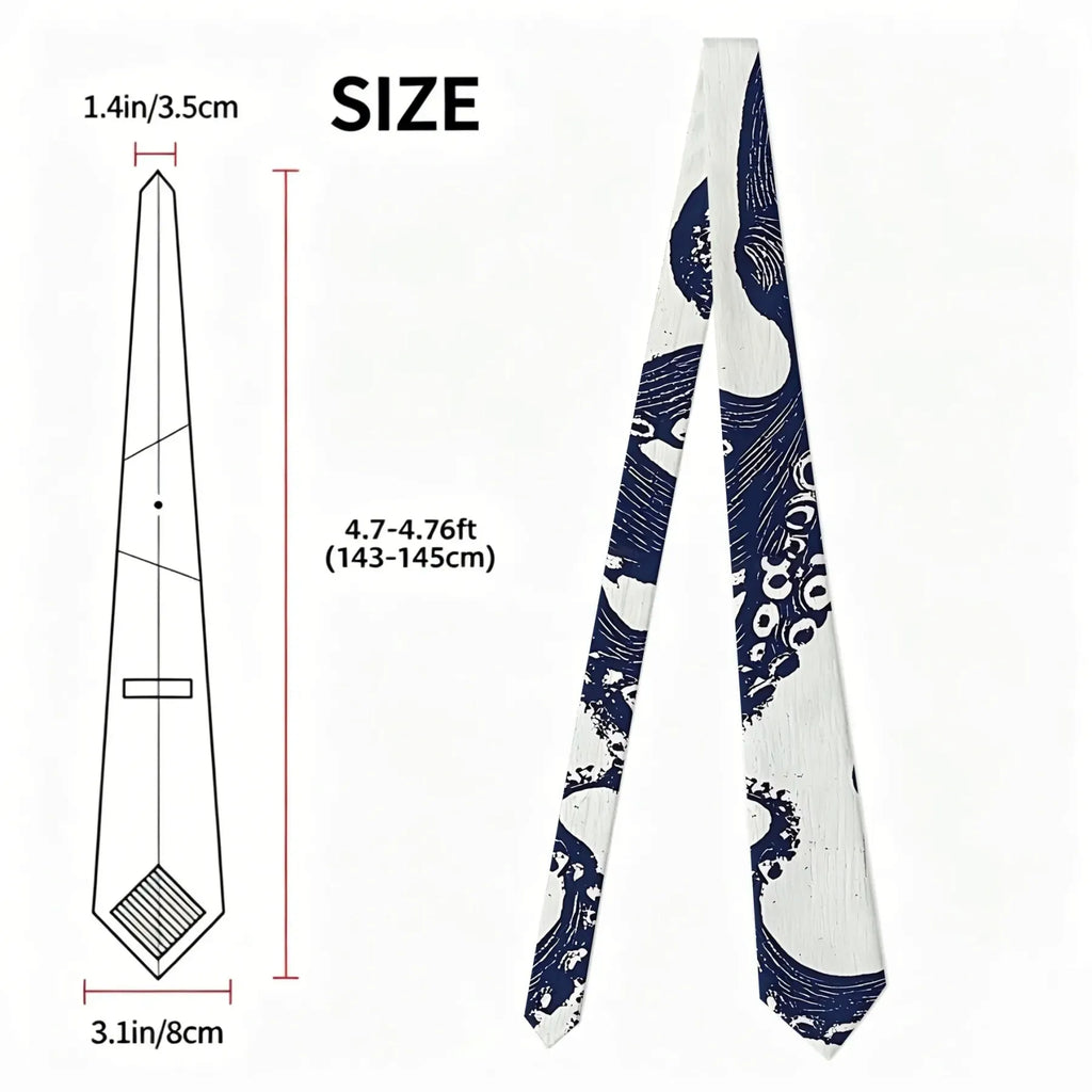 Kyoto-Lion Octopus Necktie on Sale