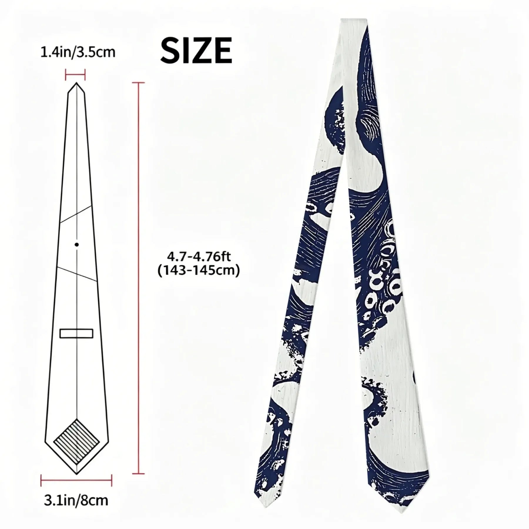 Kyoto-Lion Octopus Necktie on Sale