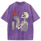 Japanese Washed T-Shirt for Streetwear
