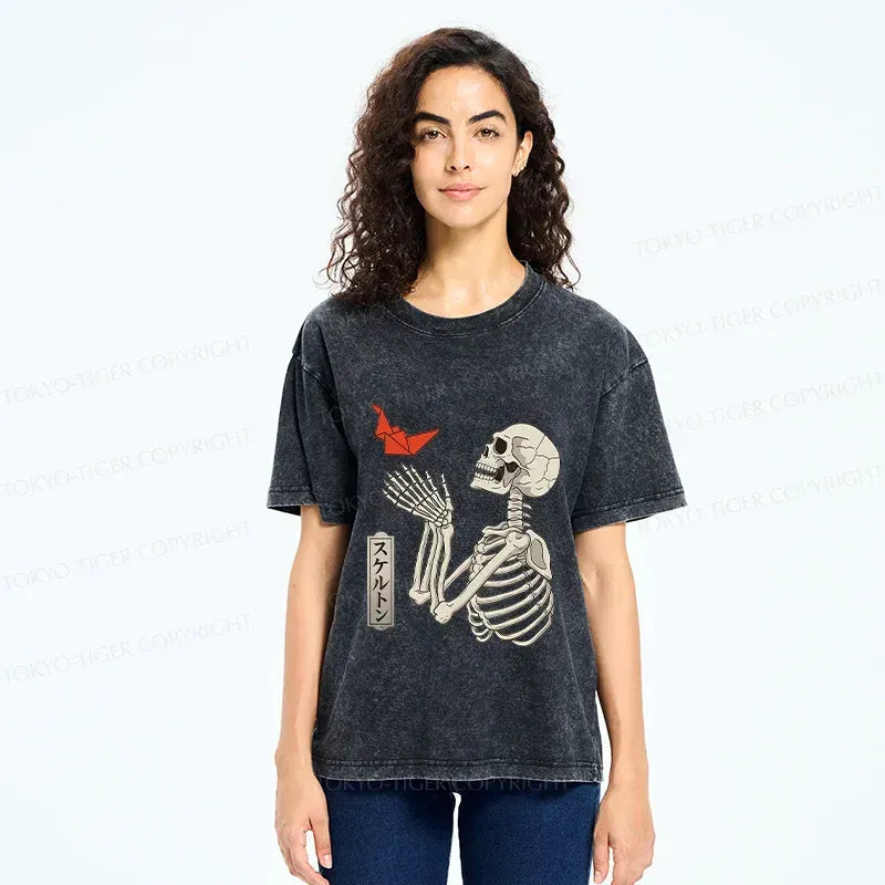 Flying Paper Cranes Unisex T-Shirt