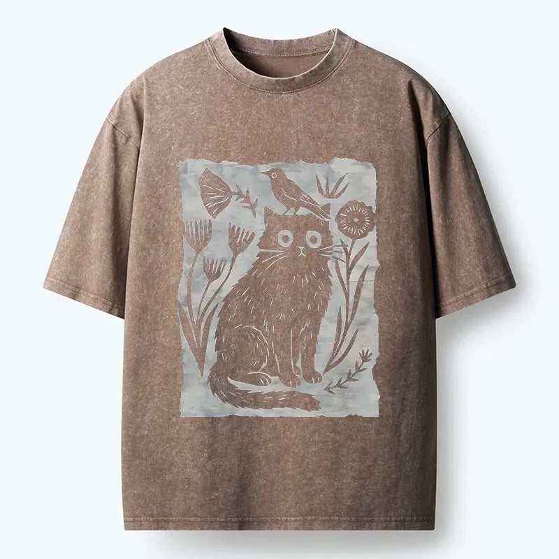 Kyoto-Lion Unisex Cotton Tee on Sale