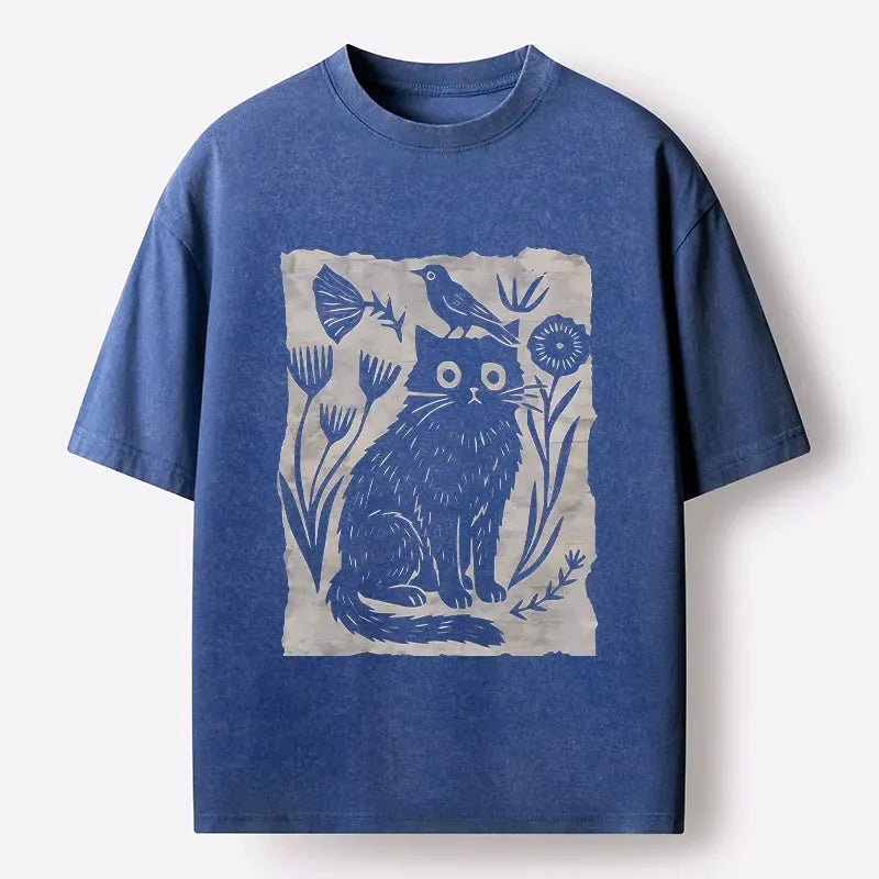 Kyoto-Lion Unisex Cotton Tee on Sale