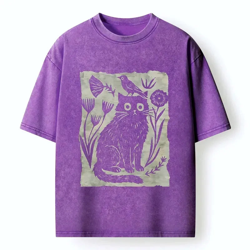 Kyoto-Lion Unisex Cotton Tee on Sale