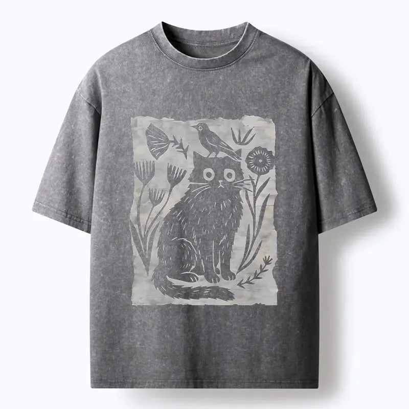 Kyoto-Lion Unisex Cotton Tee on Sale