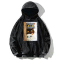 cute cats watching you hoodie streetwear