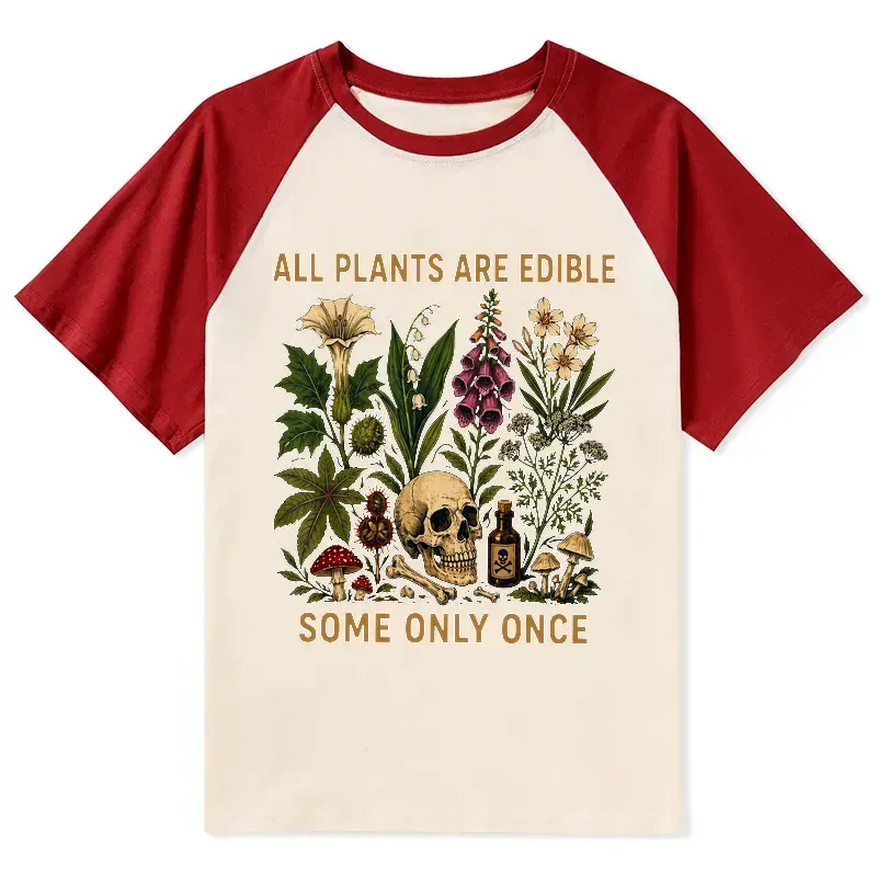Japanese joke raglan t shirt for daily wear