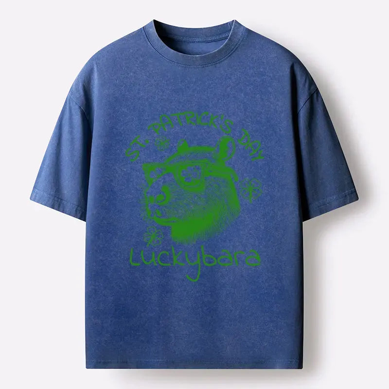 Capybara St Patrick's Day meme t-shirt