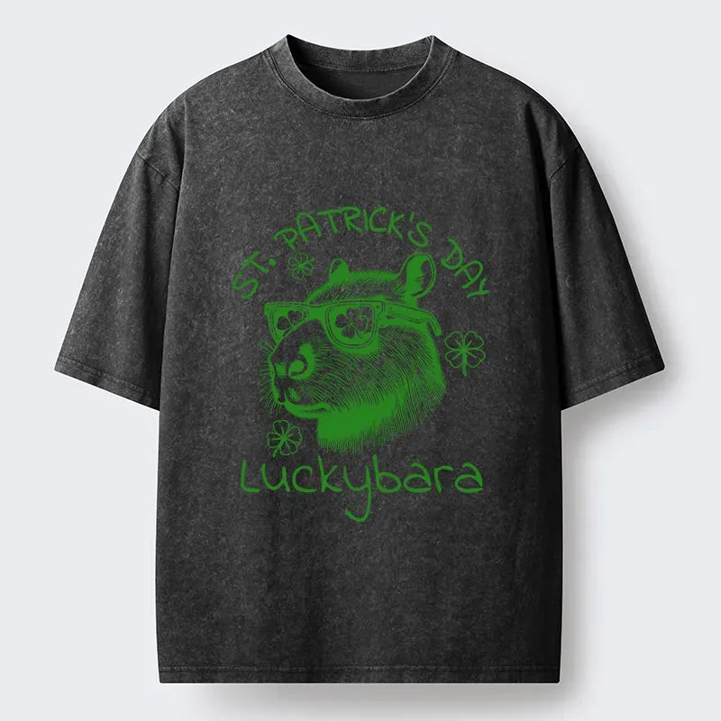 Capybara St Patrick's Day meme t-shirt