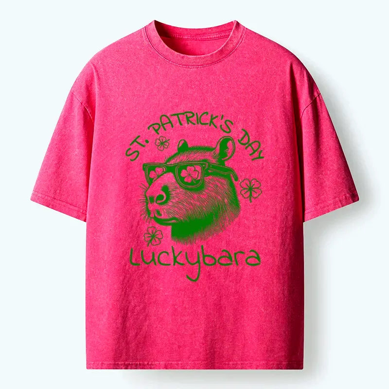 Capybara St Patrick's Day meme t-shirt
