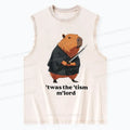 Samurai Capybara Tank Top for Streetwear