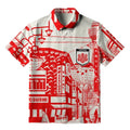 Japanese streetwear button-up shirt on sale