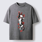 Japanese Vintage Washed T-Shirt for Summer