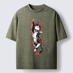 Kyoto Lion Ukiyo-e T-Shirt for Daily Wear