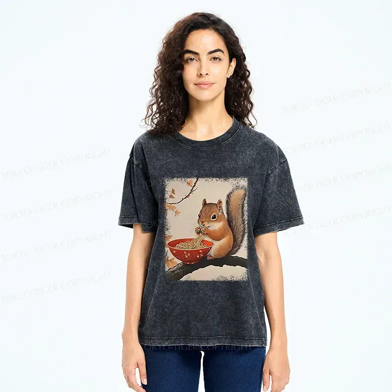 Trendy Casual Squirrel T-Shirt