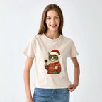 Japanese Cat T-shirt for Women