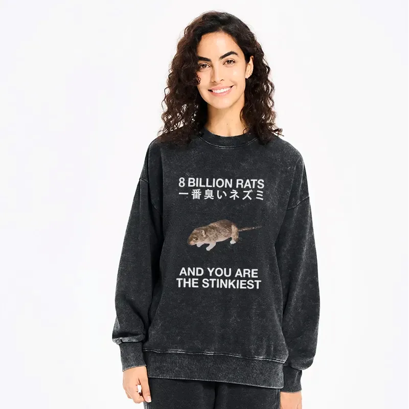 stinkiest rat sweatshirt for daily wear