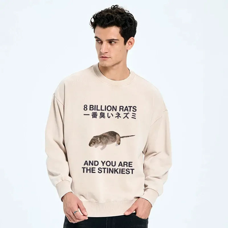 japanese rat sweatshirt with free shipping