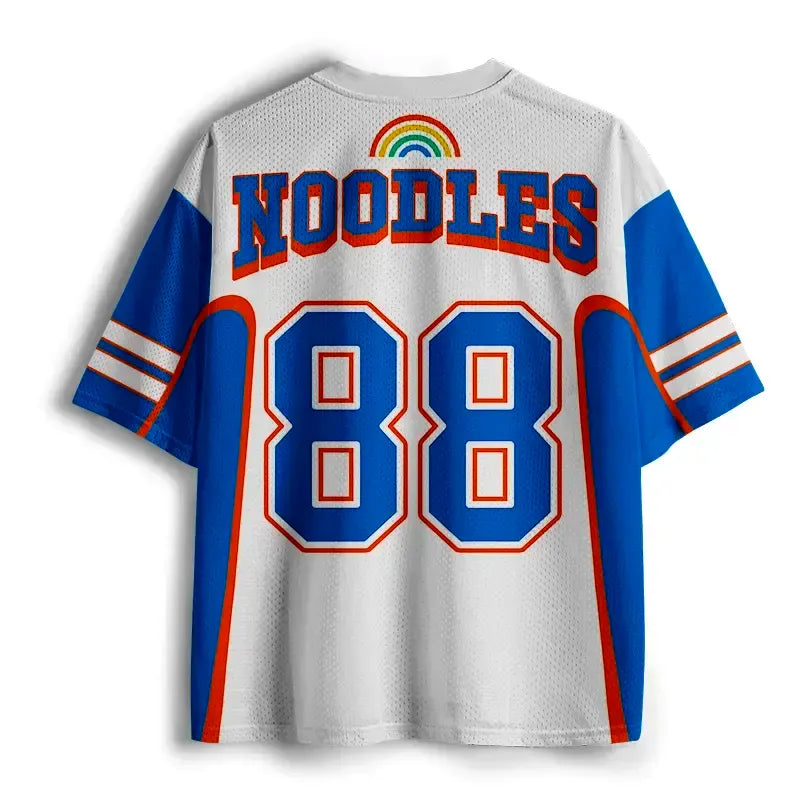 Rainbow Mesh Jersey for Daily Wear
