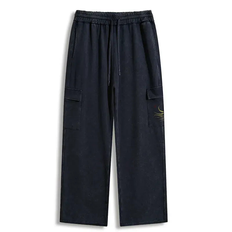 Unisex cotton sweatpants for street style
