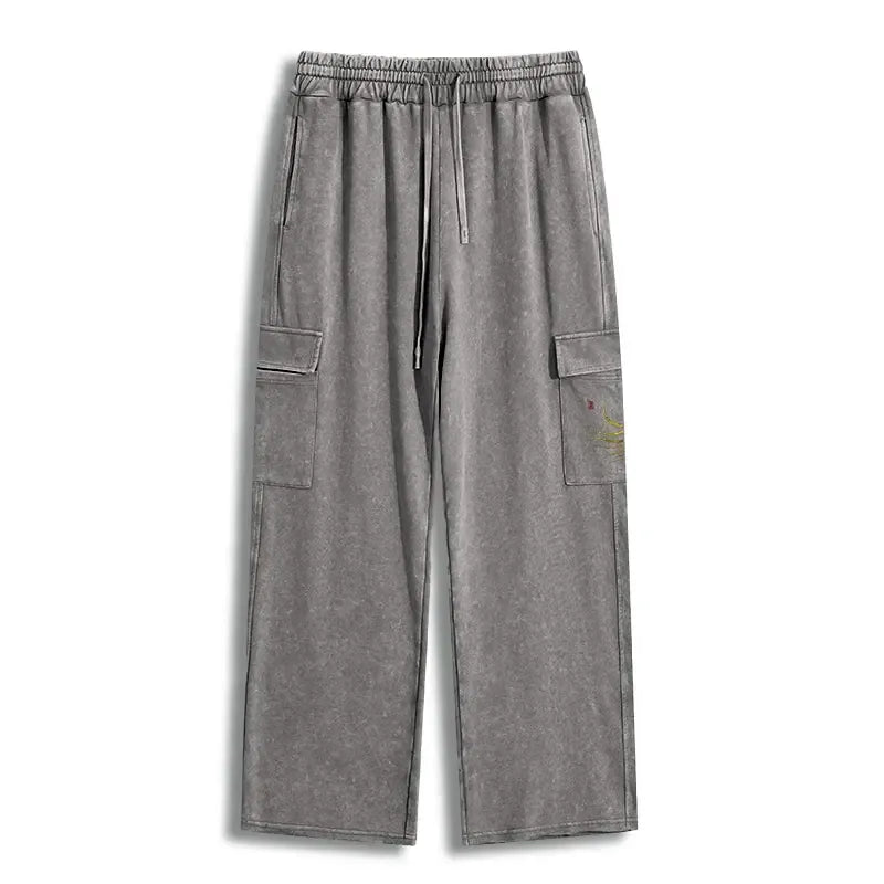 Unisex cotton sweatpants for street style