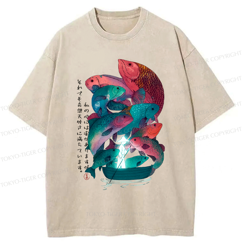 japanese ukiyoe t-shirt with free shipping