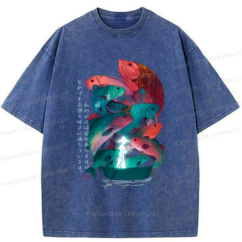 japanese ukiyoe t-shirt with free shipping