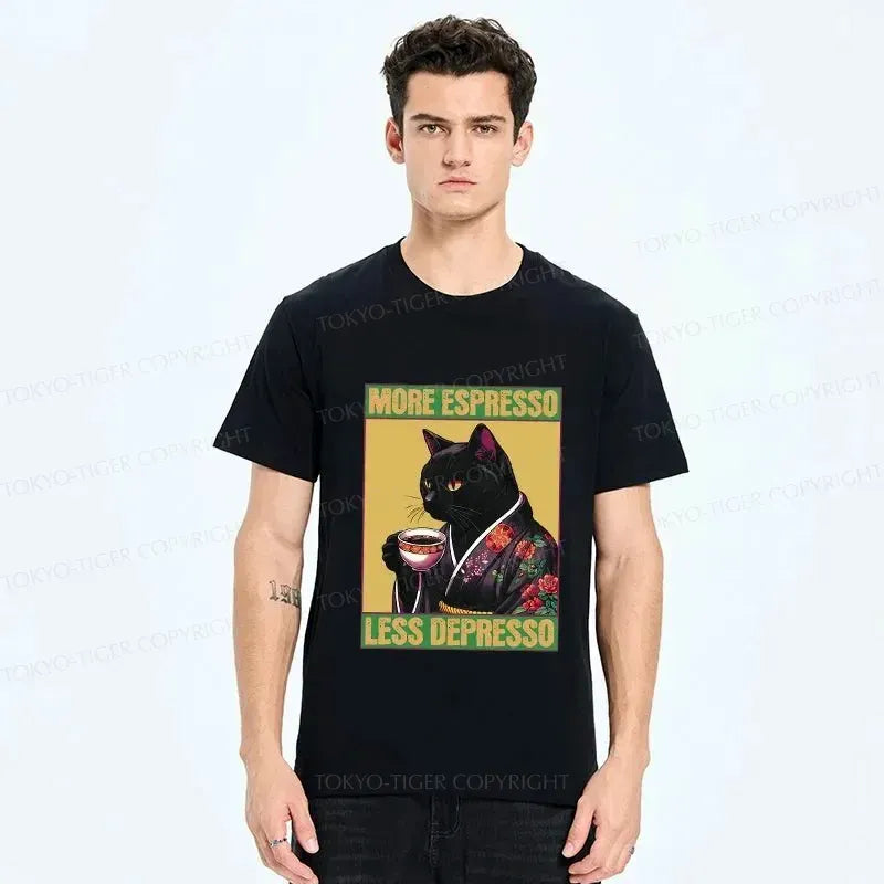 caffeine depression quote japanese tee