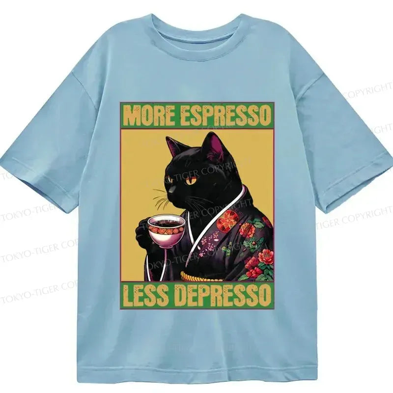 caffeine depression quote japanese tee