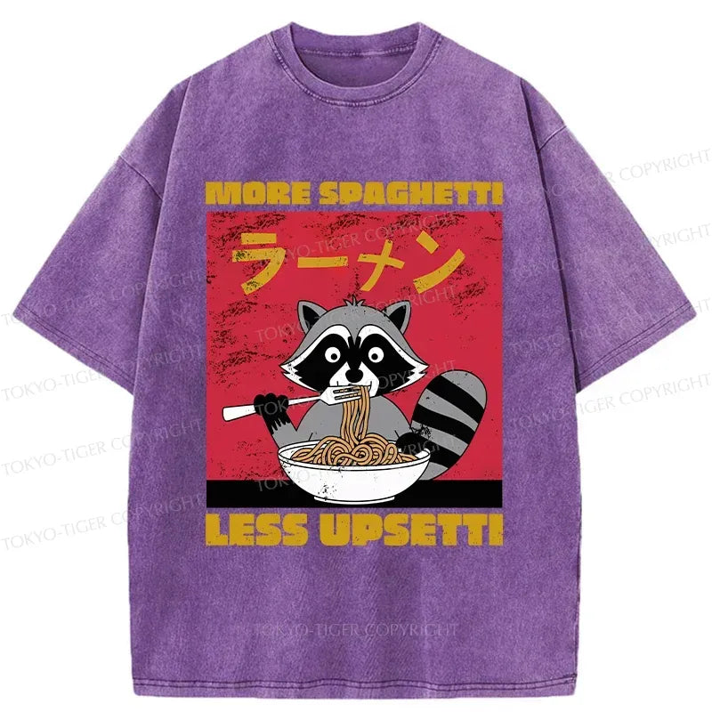 Vintage Japanese Raccoon Shirt for Summer Vacation