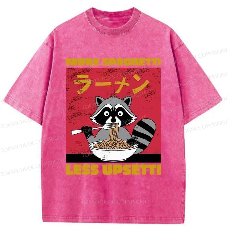 Vintage Japanese Raccoon Shirt for Summer Vacation