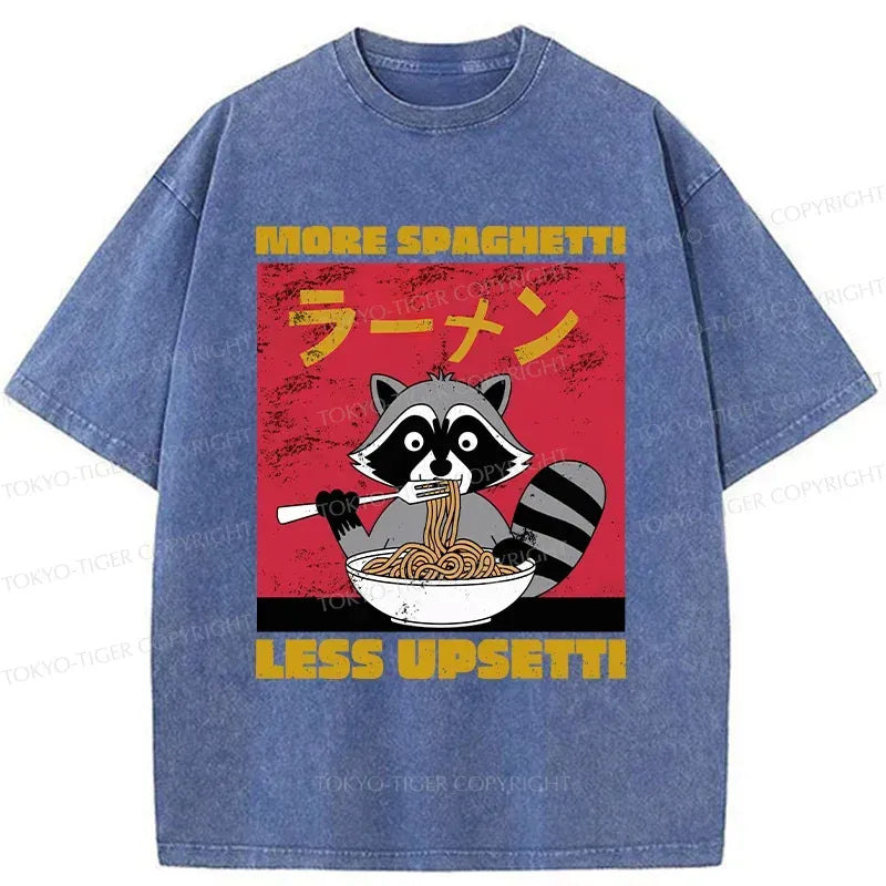 Vintage Japanese Raccoon Shirt for Summer Vacation