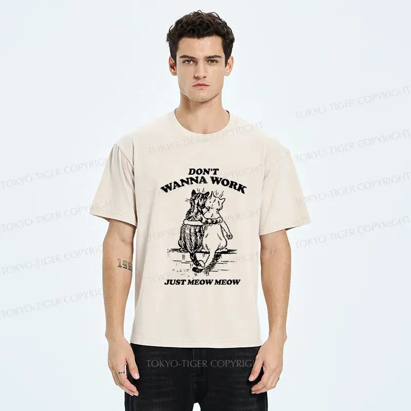 Japanese Cat T-Shirt for Streetwear