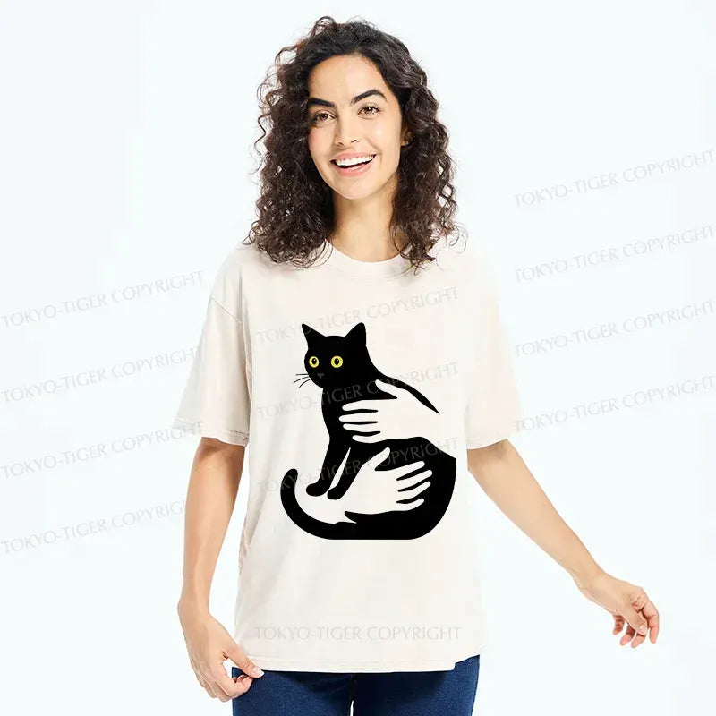 Unisex Soft Cotton Cat T-Shirt On Sale
