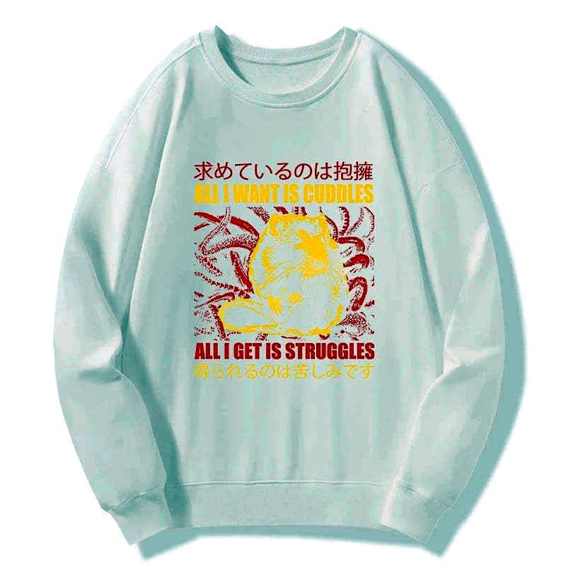 comfortable cotton polyester sweatshirt for layering