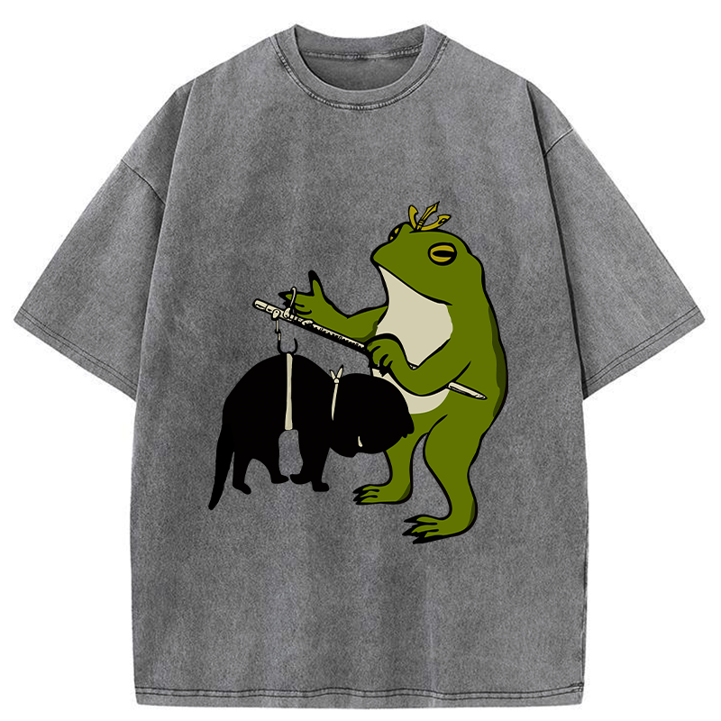 Washed Cotton T-Shirt for Daily Wear