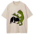 Washed Cotton T-Shirt for Daily Wear