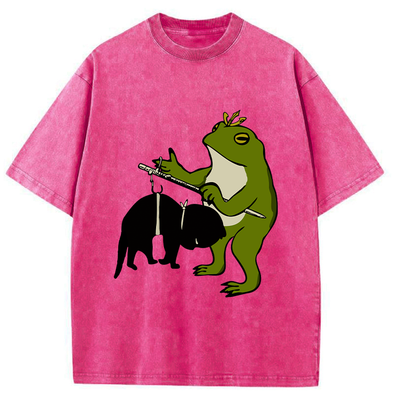 Washed Cotton T-Shirt for Daily Wear