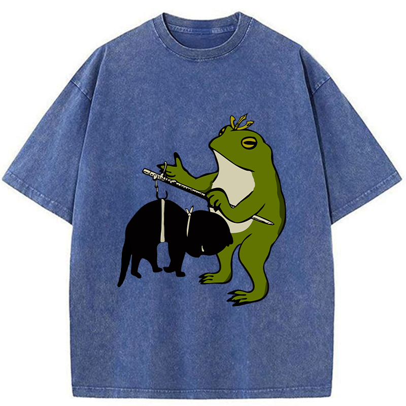 Washed Cotton T-Shirt for Daily Wear
