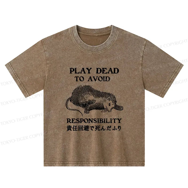 trendy japanese lion kids t-shirt