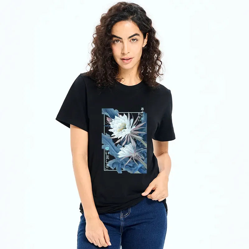 Classic Epiphyllum Tee for Summer