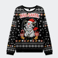 japanese devil sheep ugly christmas sweatshirt