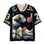 Capybara Ukiyoe Mesh Jersey for Summer