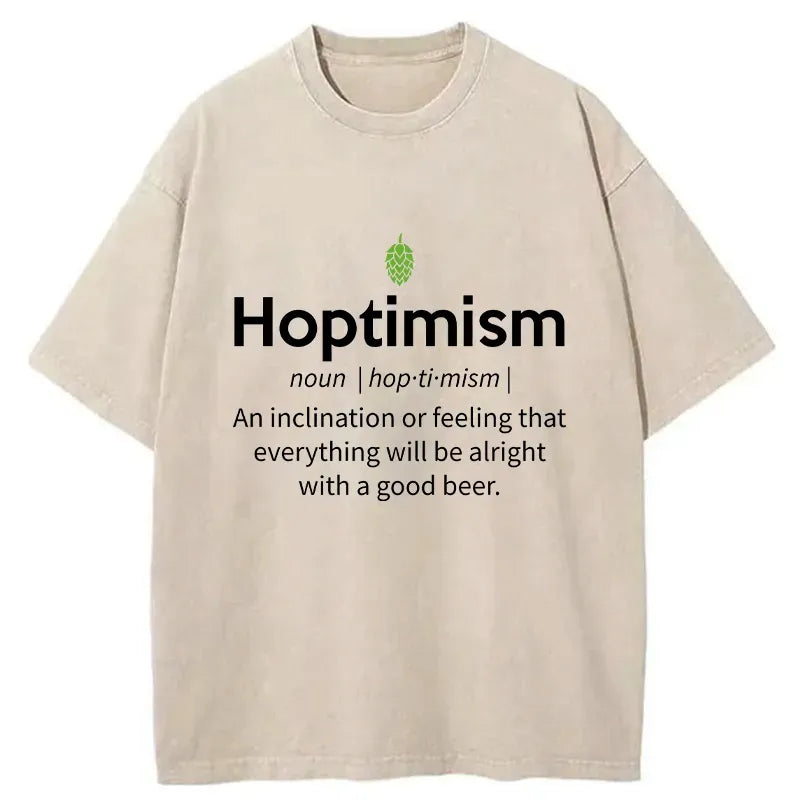Washed unisex t-shirt for vacation