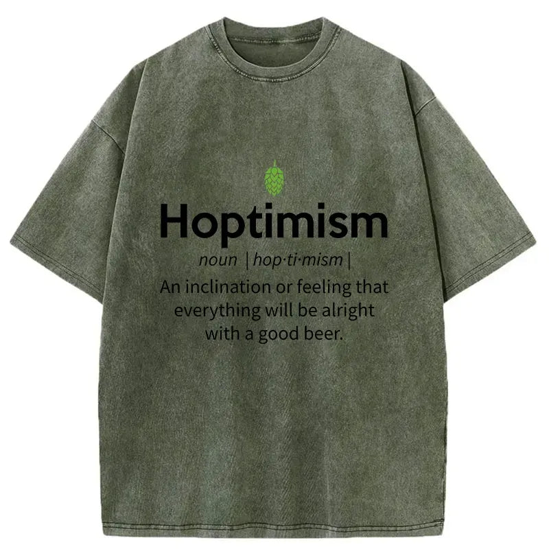 Washed unisex t-shirt for vacation