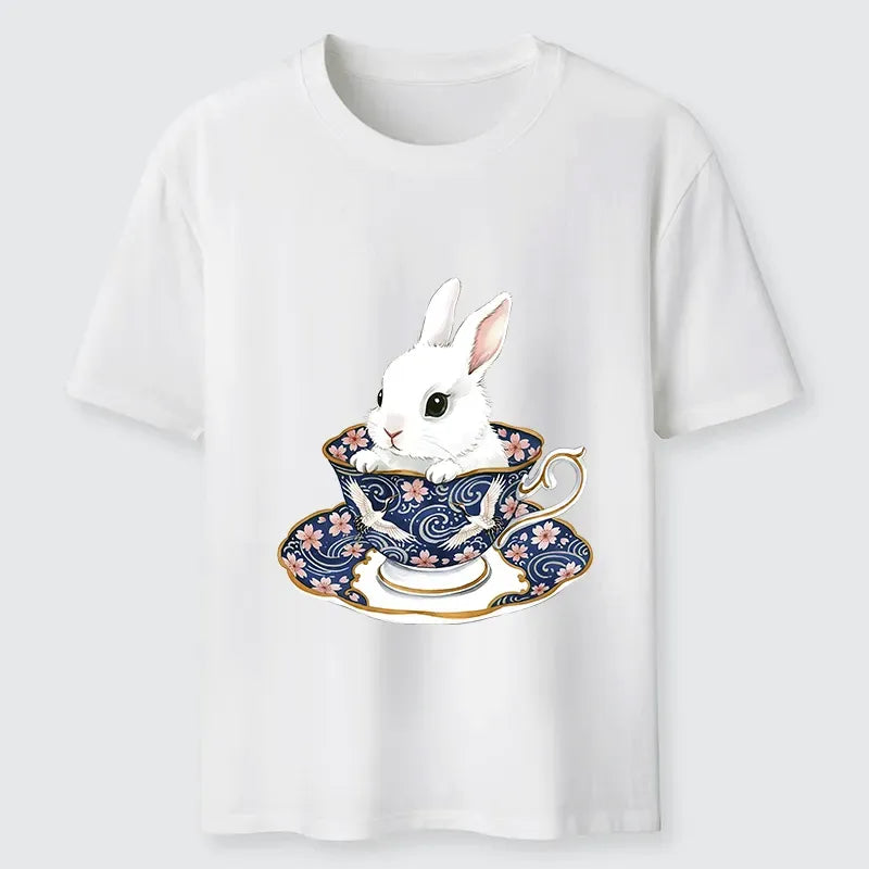 Kyoto-Lion Cute Rabbit Tea Set Classic T-Shirt