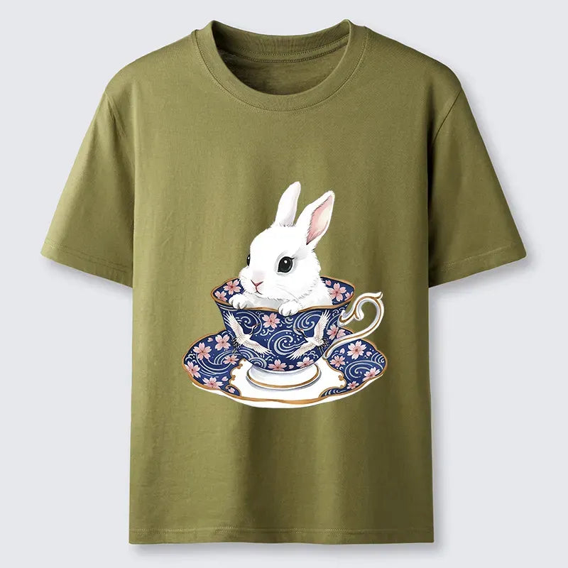 Kyoto-Lion Cute Rabbit Tea Set Classic T-Shirt