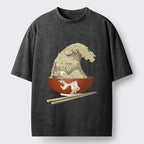 Vintage Japanese Food Art T-Shirt