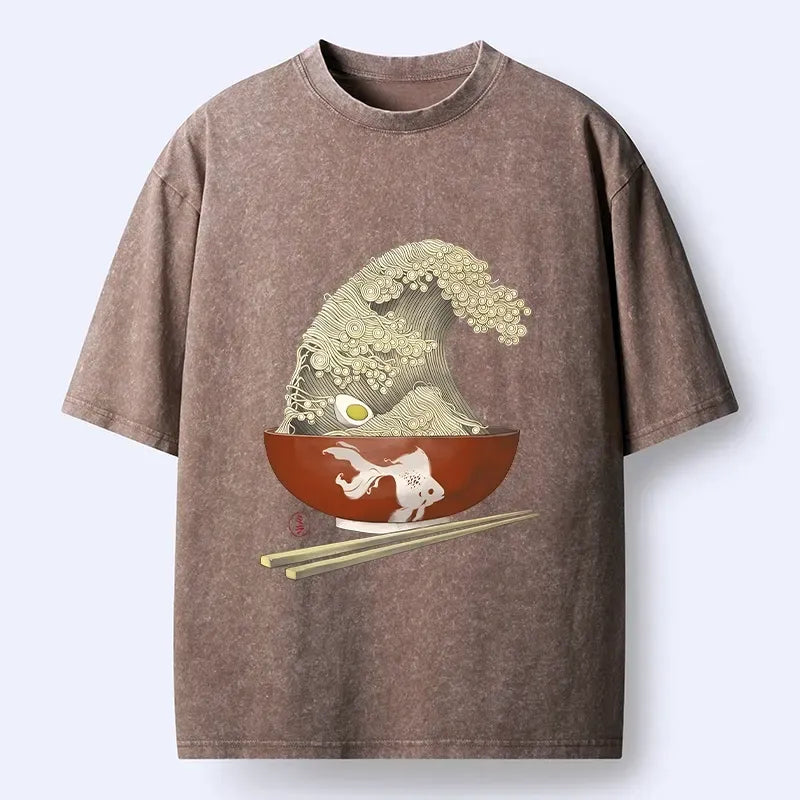 Japanese Ukiyo-e Wave T-Shirt Free Shipping