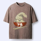 Japanese Ukiyo-e Wave T-Shirt Free Shipping